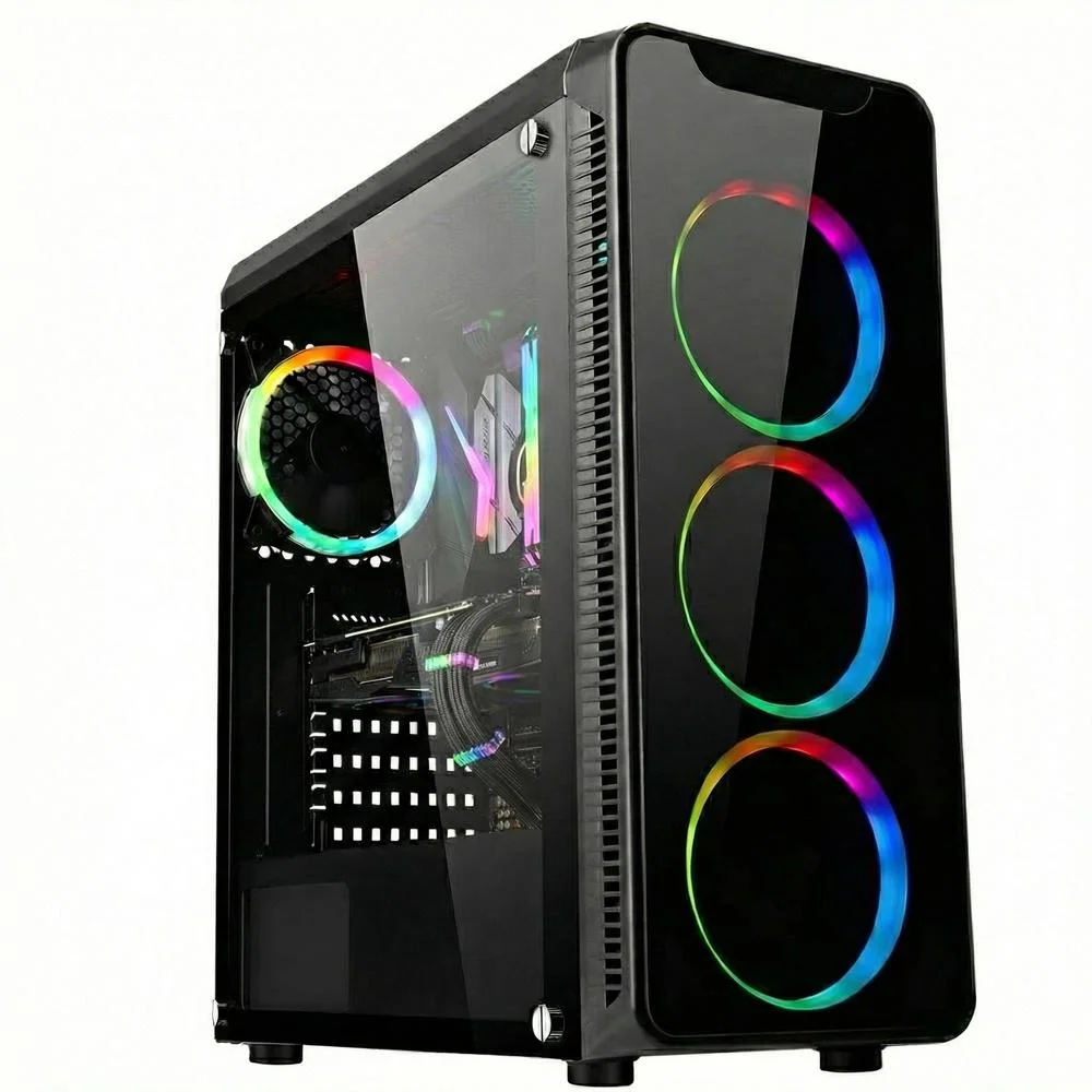 "PC Gamer Competo 3green Levelup, Amd Ryzen 5, Gráficos Radeon Rx Vega 11, 16gb Ddr4, SSD 1TB, Monitor 24"" 100hz" - view 3