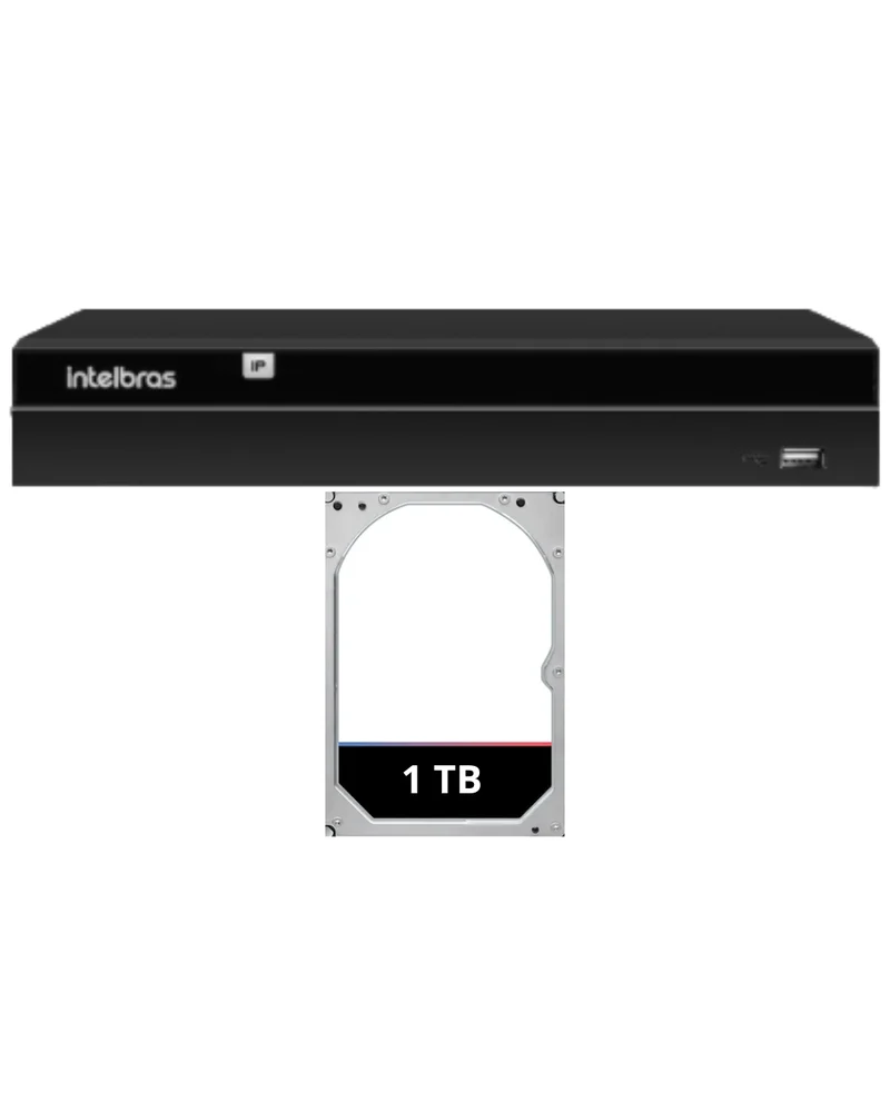 Nvd 1416 Intelbras 16 Canais Ip 4k Hd 1TB Nvd 1416 Intelbras 16 Canais Ip 4k Hd 1TB