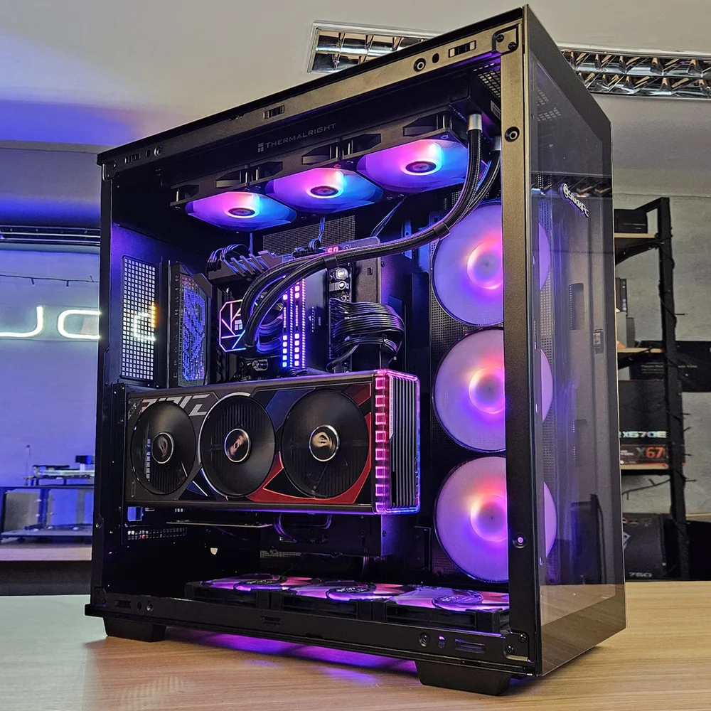 PC Gamer Studiopc Tiamat Ryzen 7 9800x3d, 32GB RAM, RTX 5080 16GB, SSD 1TB, Fonte 850w, Water Cooler 360mm, 5 Fans RGB, Windows 11 Pro - 8565432 - view 2
