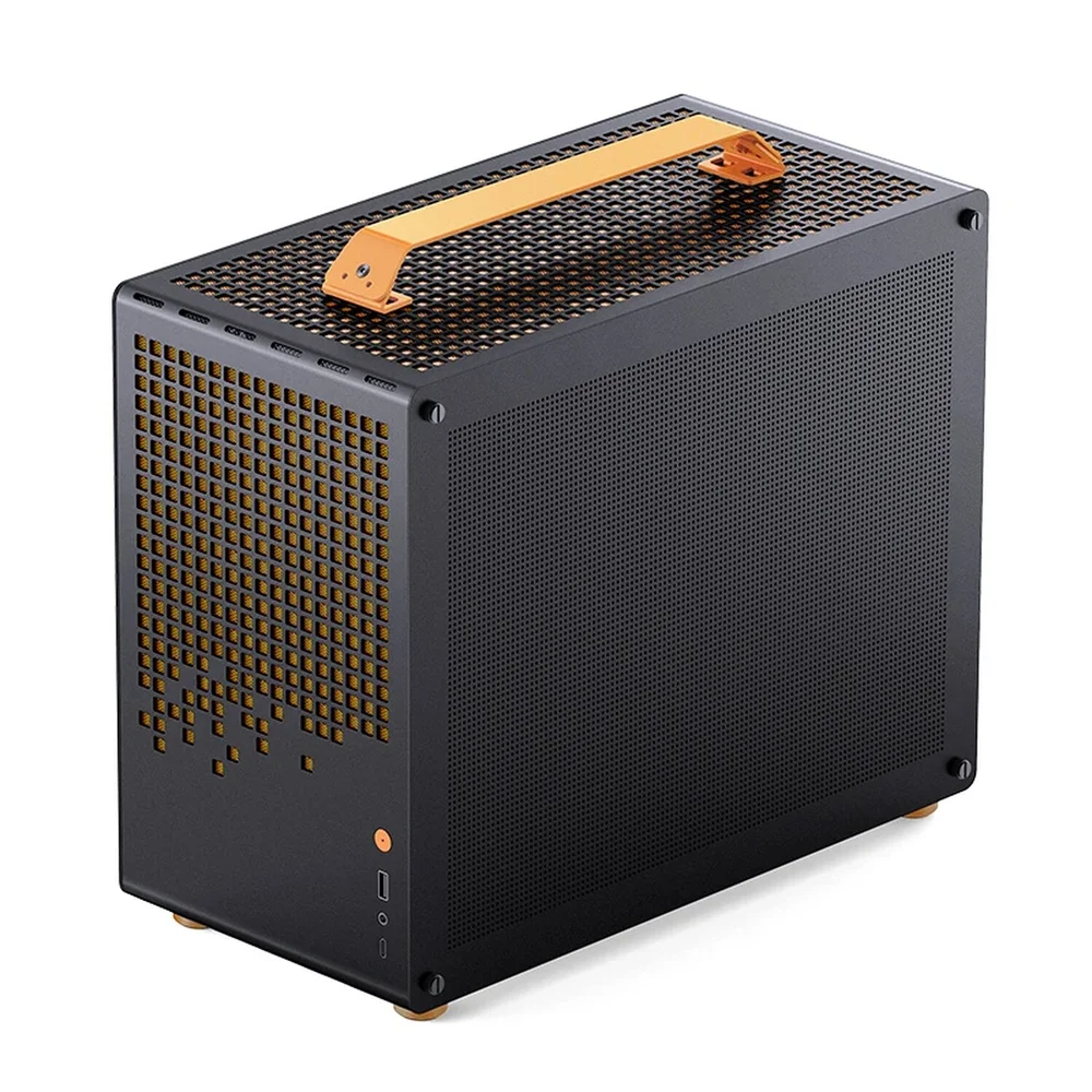 Gabinete Premium Jonsbo Z20 Preto E Laranja M-atx Com Alça Usb-c Gabinete Premium Jonsbo Z20 Preto E Laranja M-atx Com Alça Usb-c