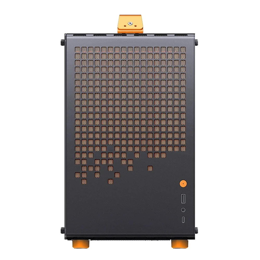 Gabinete Premium Jonsbo Z20 Preto E Laranja M-atx Com Alça Usb-c Gabinete Premium Jonsbo Z20 Preto E Laranja M-atx Com Alça Usb-c