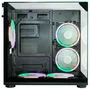 Gabinete Gamer Aquário K-mex Visão Micro Cg-02m2, Lateral E Superior Em Vidro Temp. Micro Atx, Preto - Cg02m2rh001cb0x