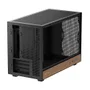Gabinete Gamer Deepcool Ch260 Wood Micro-atx Sem Fans Preto