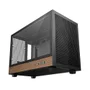 Gabinete Gamer Deepcool Ch260 Wood Micro-atx Sem Fans Preto