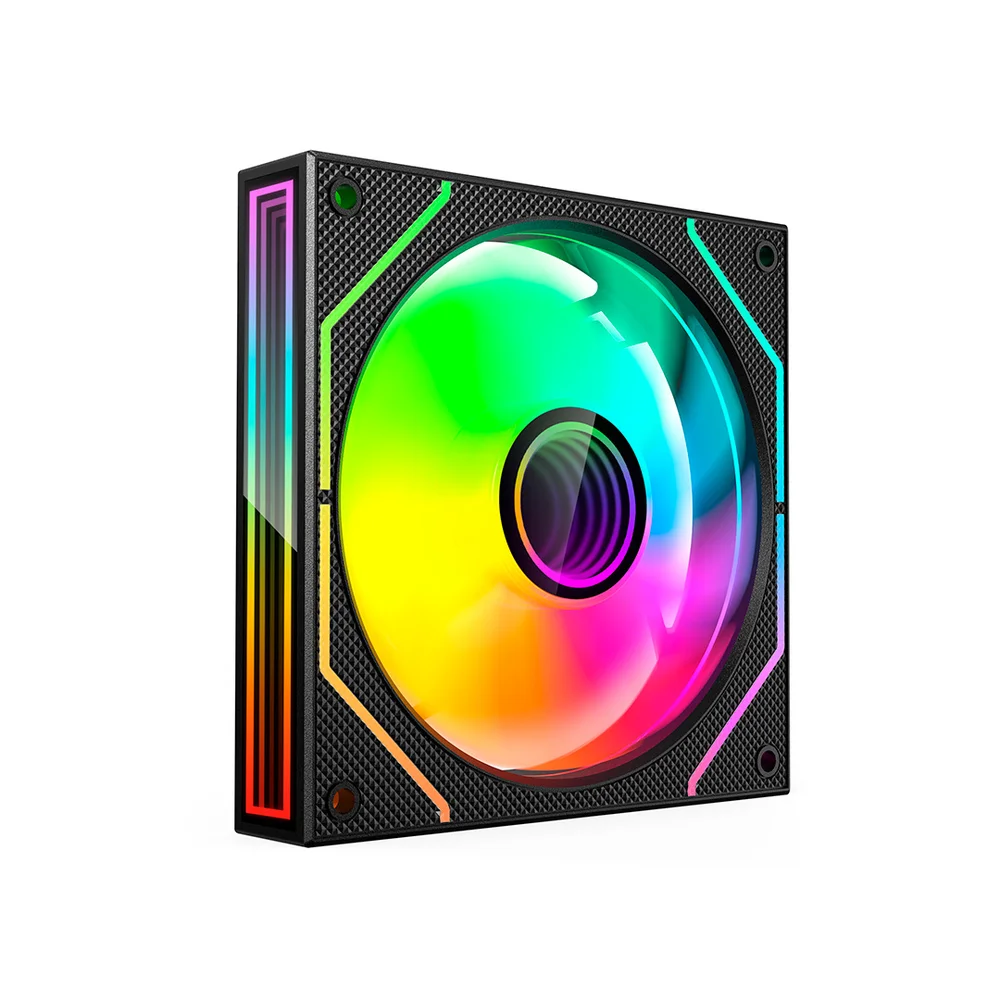 Cooler Fan RGB C3tech F9-l330bkRGB, Conector ARGB 4 Pinos, LED, 120x120x25 Mm, Preto