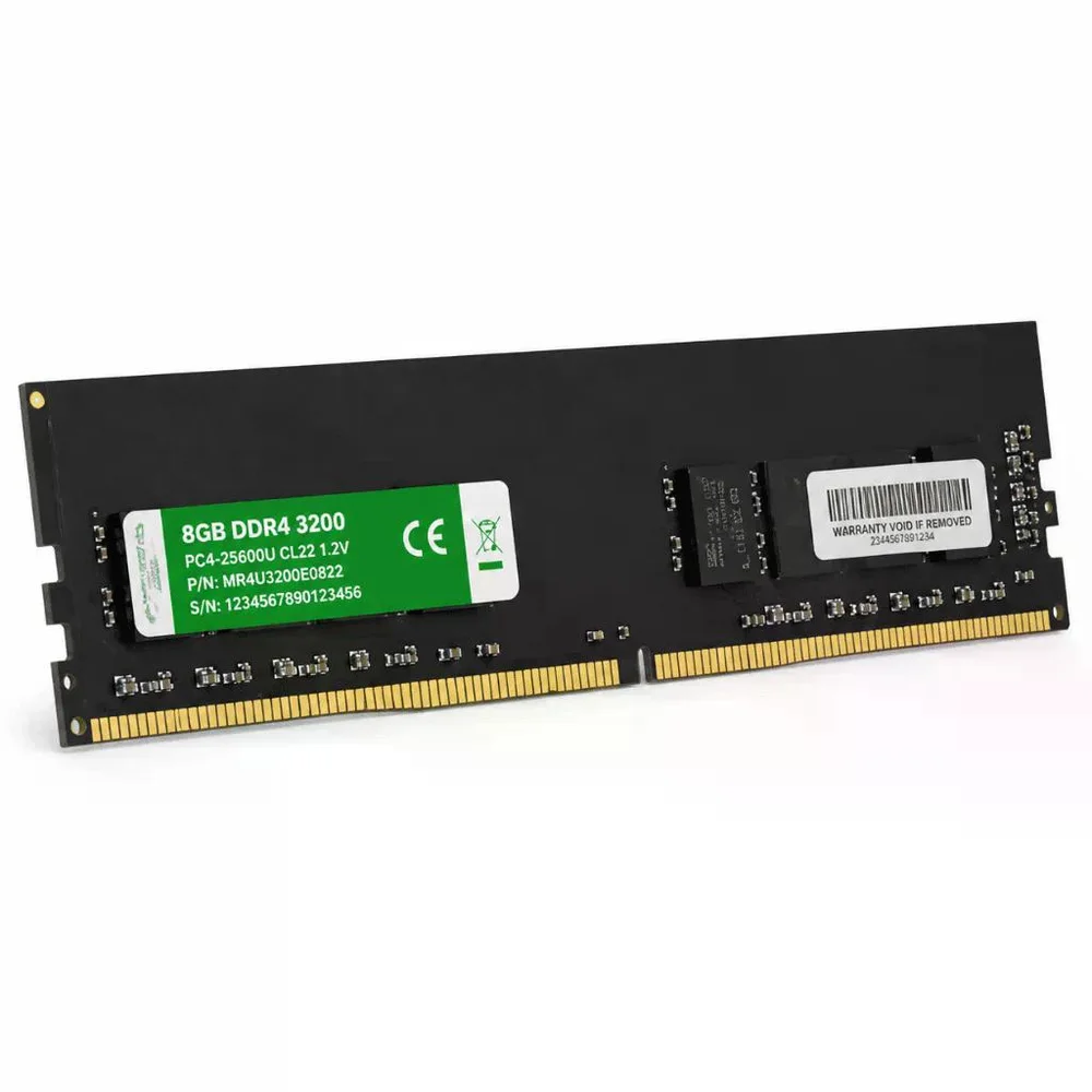 Memória Macrovip Intel, 8GB, Ddr4, 3200mhz, Cl22, Preto, Mv32n22/8i Memória Macrovip Intel, 8GB, Ddr4, 3200mhz, Cl22, Preto, Mv32n22/8i