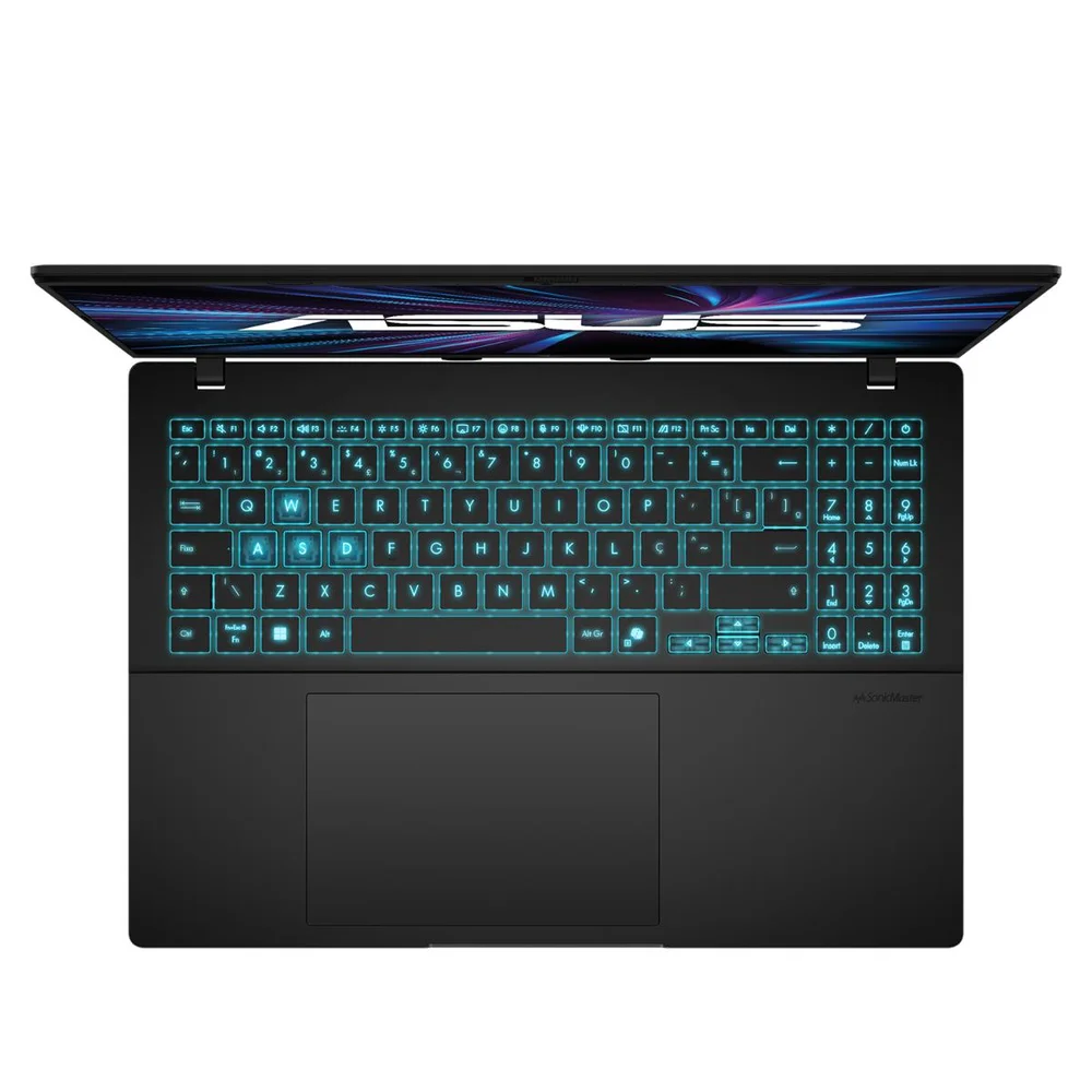 Notebook Asus Gamer V16 Rp213 RTX 5050 Core 5 8GB Ram 512gb SSD Linux 16" Lcd LED Fhd 144hz Nível Ips