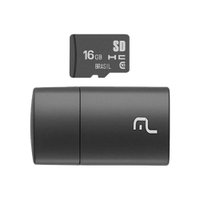 Cartão de Memória Multi Micro SD 16GB, Classe 4, Com Leitor USB - MC162