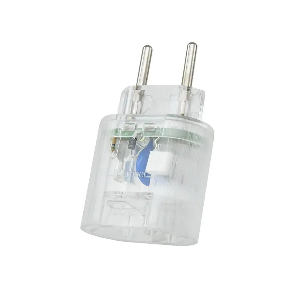 Adaptador DPS 10A iClamper Pocket, 2 Pinos, Proteção Completa contra Surtos Elétricos e Raios Mesmo, Sem Aterramento, Portátil, Transparente - 10191 Adaptador DPS 10A iClamper Pocket, 2 Pinos, Proteção Completa contra Surtos Elétricos e Raios Mesmo, Sem Aterramento, Portátil, Transparente - 10191