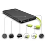 Carregador Portátil Power Bank Pineng Slim, 10.000Mah, 1 Porta (1X USB, 1X USB adicional), Com Cabo, Preto - BK PN-951