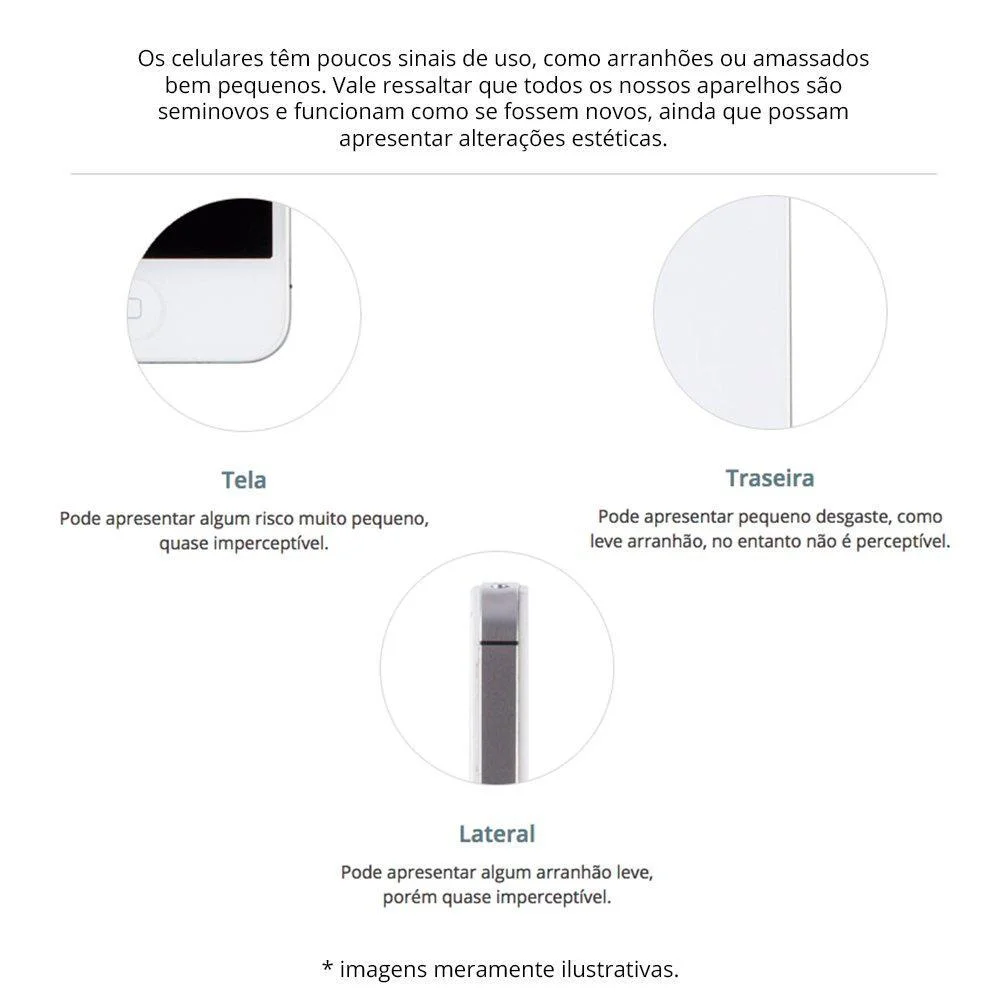 Usado - Iphone 6S 32GB, Cinza Espacial - Muito Bom