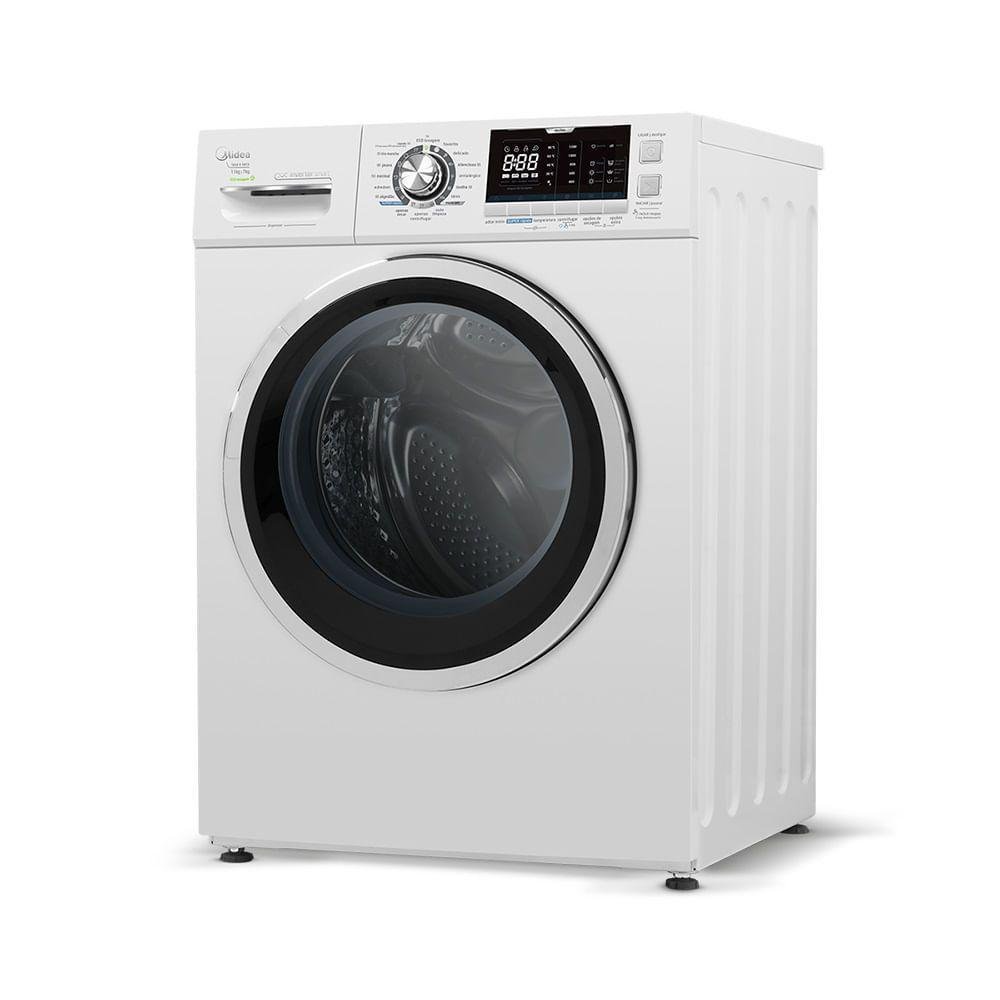 Lava e Seca Midea Storm Wash, 11kg, Inverter, Tambor 4D, 127V, Branca - LSD11B1 Lava e Seca Midea Storm Wash, 11kg, Inverter, Tambor 4D, 127V, Branca - LSD11B1