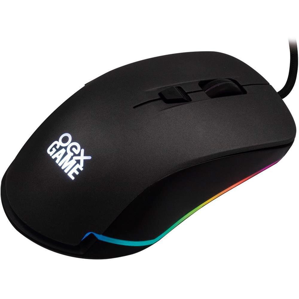 Mouse Gamer Oex Cronos, USB, 7200 DPI, LED RGB, 5 Botões, Sensor Pixart