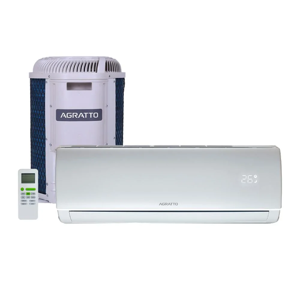 Ar Condicionado Split Hw On/Off Eco Top Agratto, 12000 Btus, Frio, 220V, Monofasico - ECST12FR4-02 Ar Condicionado Split Hw On/Off Eco Top Agratto, 12000 Btus, Frio, 220V, Monofasico - ECST12FR4-02