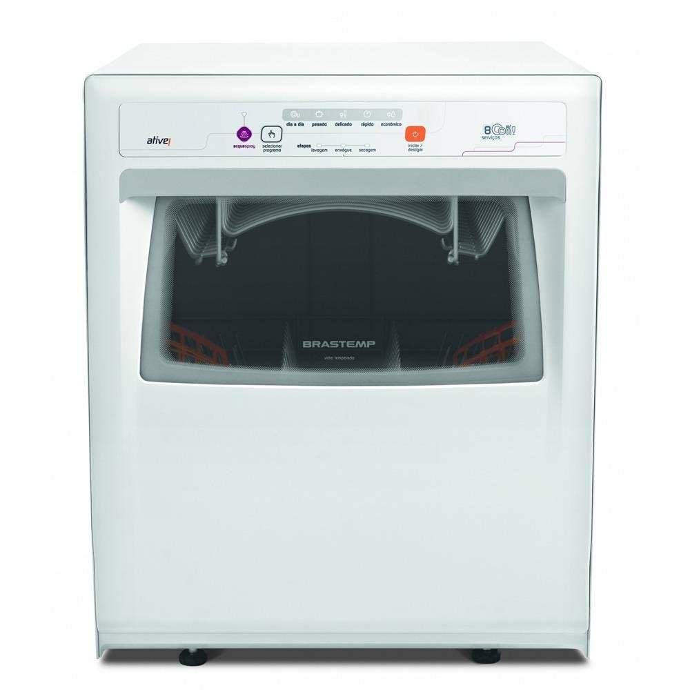 Lava-louças Brastemp Ative, 8 Serviços, Branca, 110v - Blf08abana Lava-louças Brastemp Ative, 8 Serviços, Branca, 110v - Blf08abana
