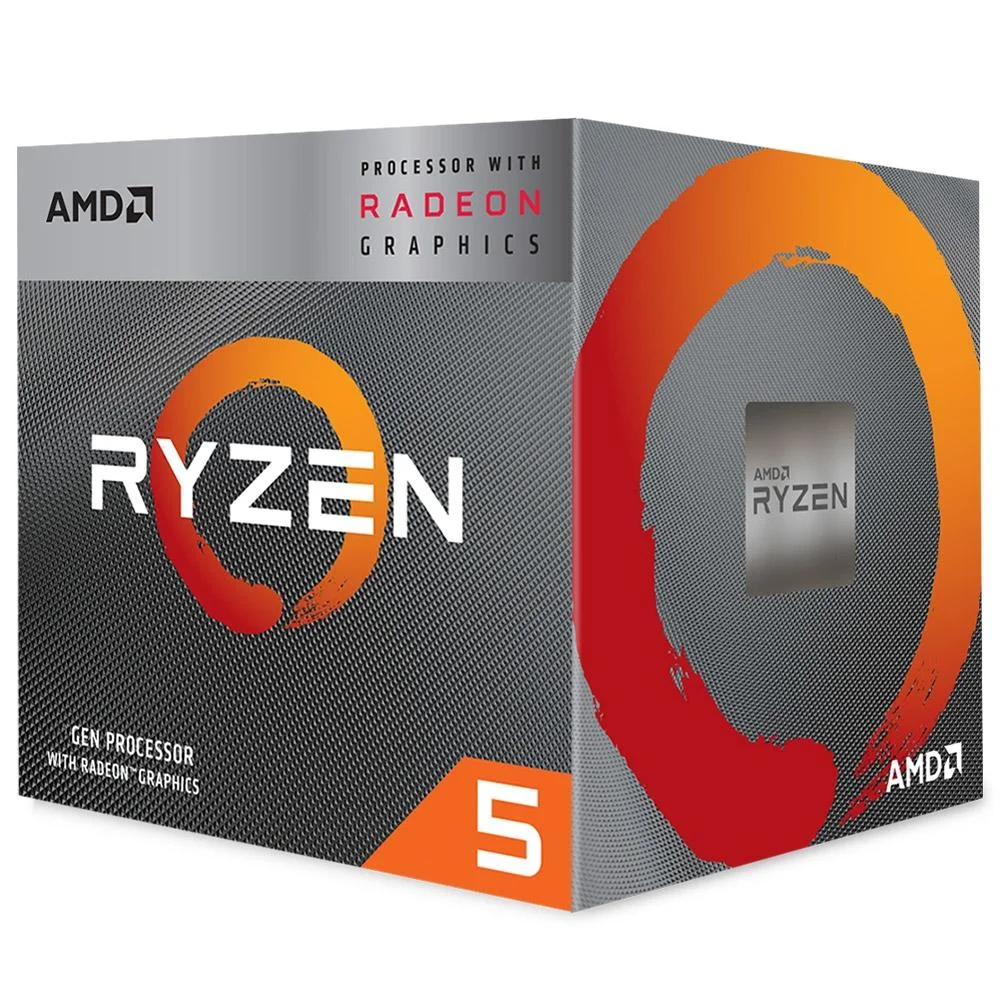 CPU AMD Ryzen 5 3400G 2400G CPU Processador AMD Ryzen 5 3400G KaBuM