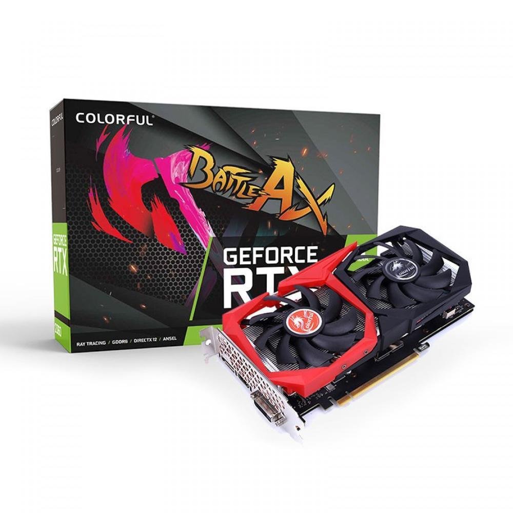 Placa De Vídeo Colorful Nvidia GeForce RTX 2060 NB-V, 6GB, GDDR6