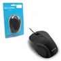 Mouse Multi, USB, Emborrachado, Ergonômico, Preto - MO222