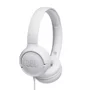 Headphone JBL T500, Supra Auricular, On Ear, Branco - JBLT500WHT