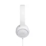 Headphone JBL T500, Supra Auricular, On Ear, Branco - JBLT500WHT