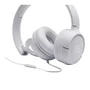 Headphone JBL T500, Supra Auricular, On Ear, Branco - JBLT500WHT