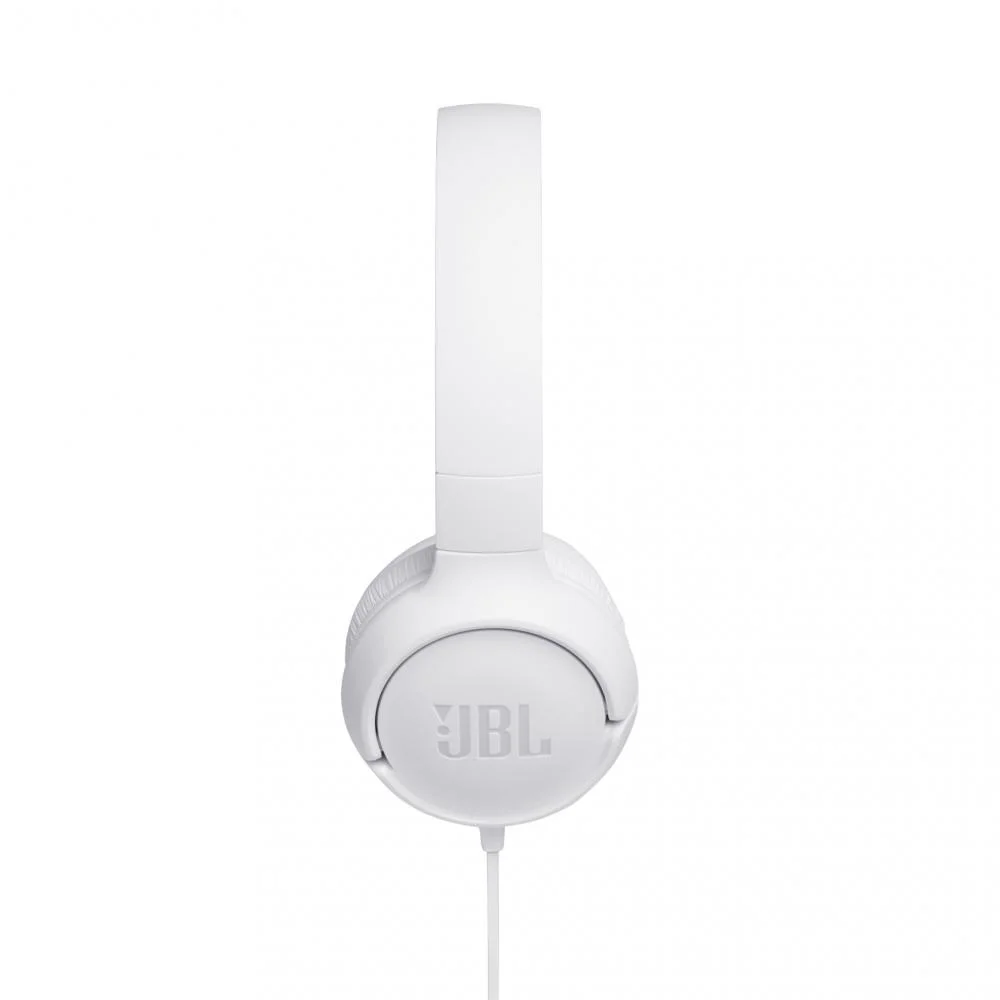 Headphone JBL T500, Supra Auricular, On Ear, Branco - JBLT500WHT