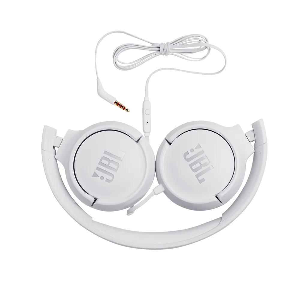 Headphone JBL T500, Supra Auricular, On Ear, Branco - JBLT500WHT