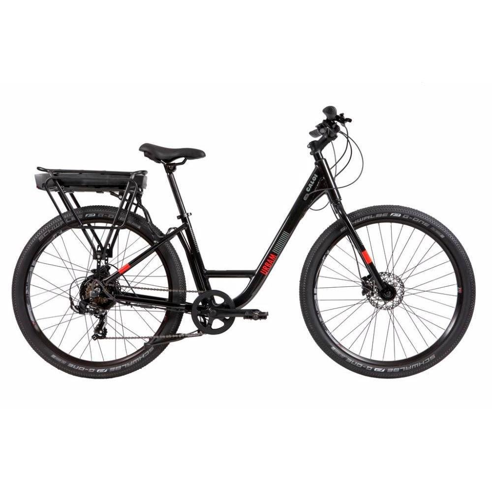 Bicicleta Elétrica Caloi E-vibe Urbam Aro 27,5 - Motor 350w - 16,5´´ - 7 Velocidades - Preto Bicicleta Elétrica Caloi E-vibe Urbam Aro 27,5 - Motor 350w - 16,5´´ - 7 Velocidades - Preto