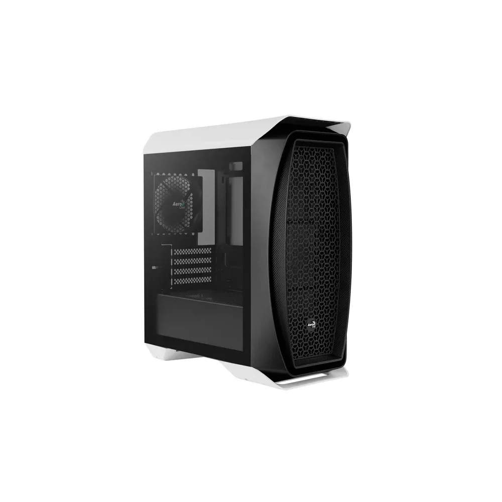 Gabinete Gamer Aerocool Mini Tower Aero One Mini, Lateral De Vidro, Branco Gabinete Gamer Aerocool Mini Tower Aero One Mini, Lateral De Vidro, Branco