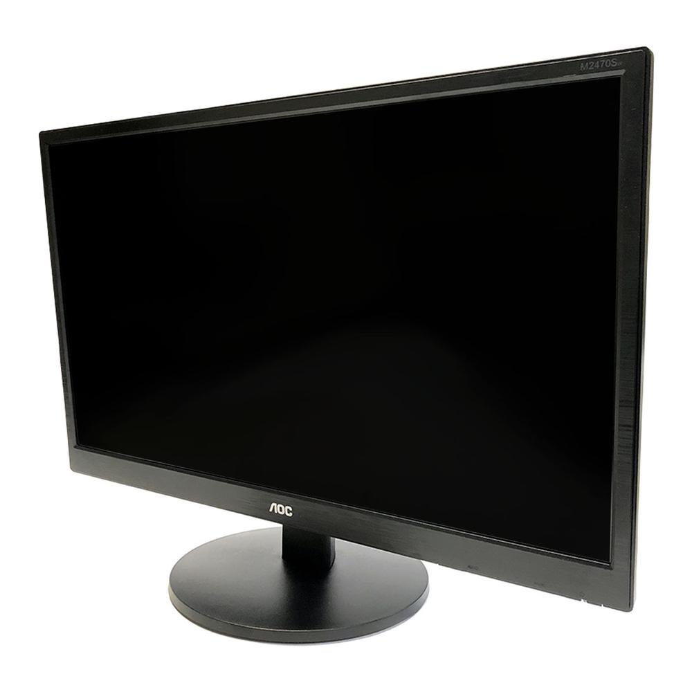 Monitor Aoc 23.6" Led Full Hd, Wva, Vga/hdmi, Vesa, Altura Ajustável