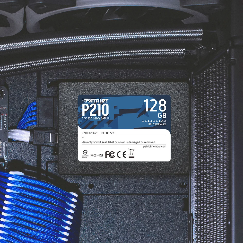 SSD Patriot P210s128g25 128GB 2.5" Sata 3 500mb/s Leit, 400mb/s Grav 120 SSD Patriot P210s128g25 128GB 2.5" Sata 3 500mb/s Leit, 400mb/s Grav 120