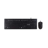 Teclado E Mouse Multilaser Tc240, Com Fio USB, Slim, Preto
