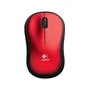 Mouse Logitech Mini Wireless M185 Preto/vermelho