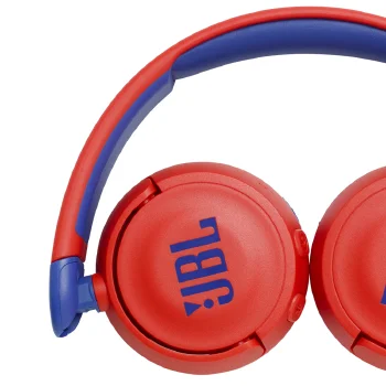 Headphone Infantil Bluetooth Wireless JBL JR310, com Microfone Vermelho