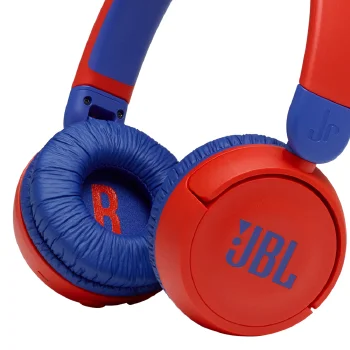 Headphone Infantil Bluetooth Wireless JBL JR310, com Microfone Vermelho