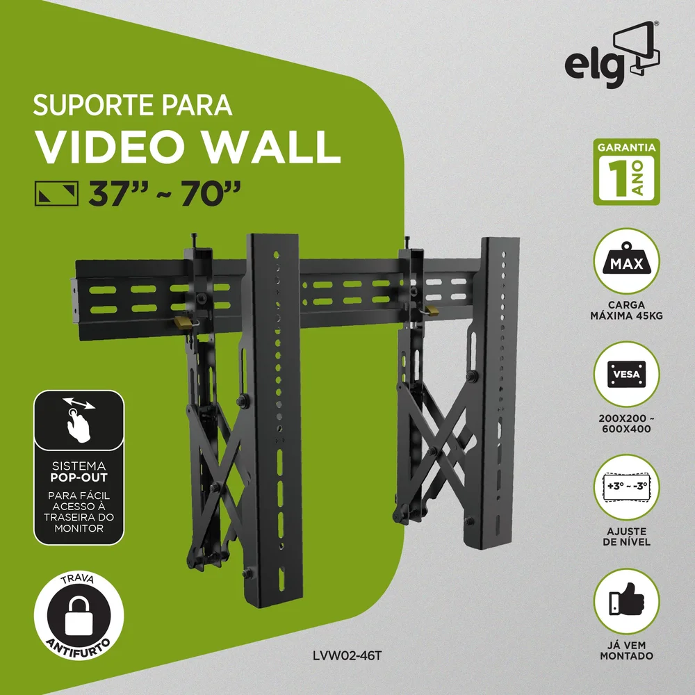 Suporte Para Videowall De Parede Tv KaBuM