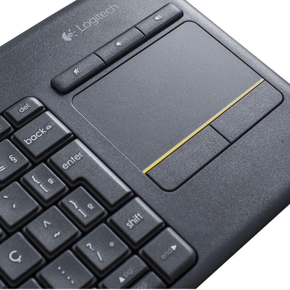 Teclado Sem Fio Logitech K400 Plus Wireless Touch Smart Tv Teclado Sem Fio Logitech K400 Plus Wireless Touch Smart Tv