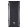 Gabinete Gamer, Vx Gaming Borealis,b Janela Acrílica, Preto,  Frontal Com Fita Led Rgb