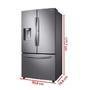 Refrigerador French Door Samsung De 03 Portas Frost Free Com 530 Litros E Twin Cooling Plus  Inox - Rf23r6301sr - 220v