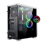 Gabinete Gamer Maxracer, Led RGB, Lateral Vidro Temperado, 1 Cooler, Branco