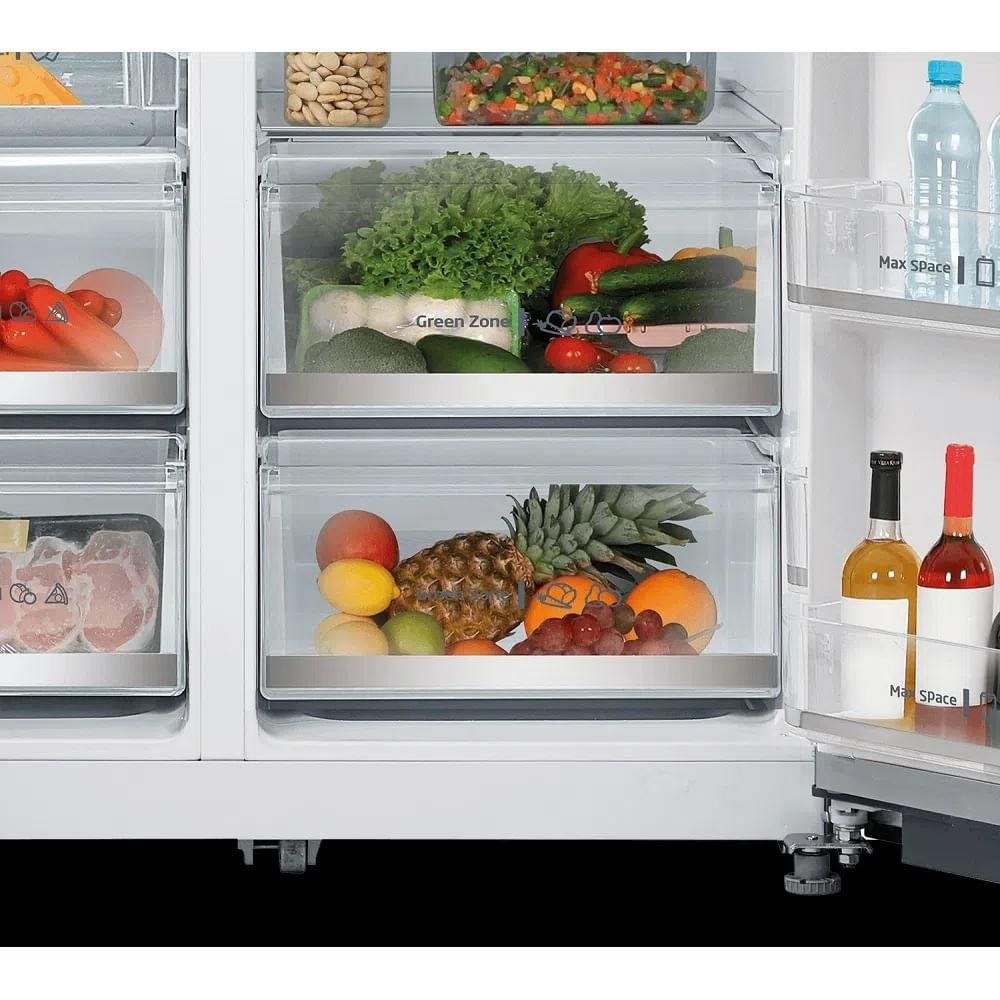 Geladeira Midea Side By Side 528l Midea 110v Md-rs587fga041