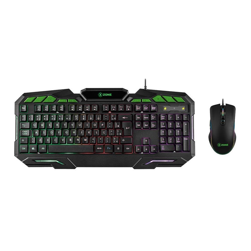 Combo Gamer 4 Em 1 XZone KaBuM