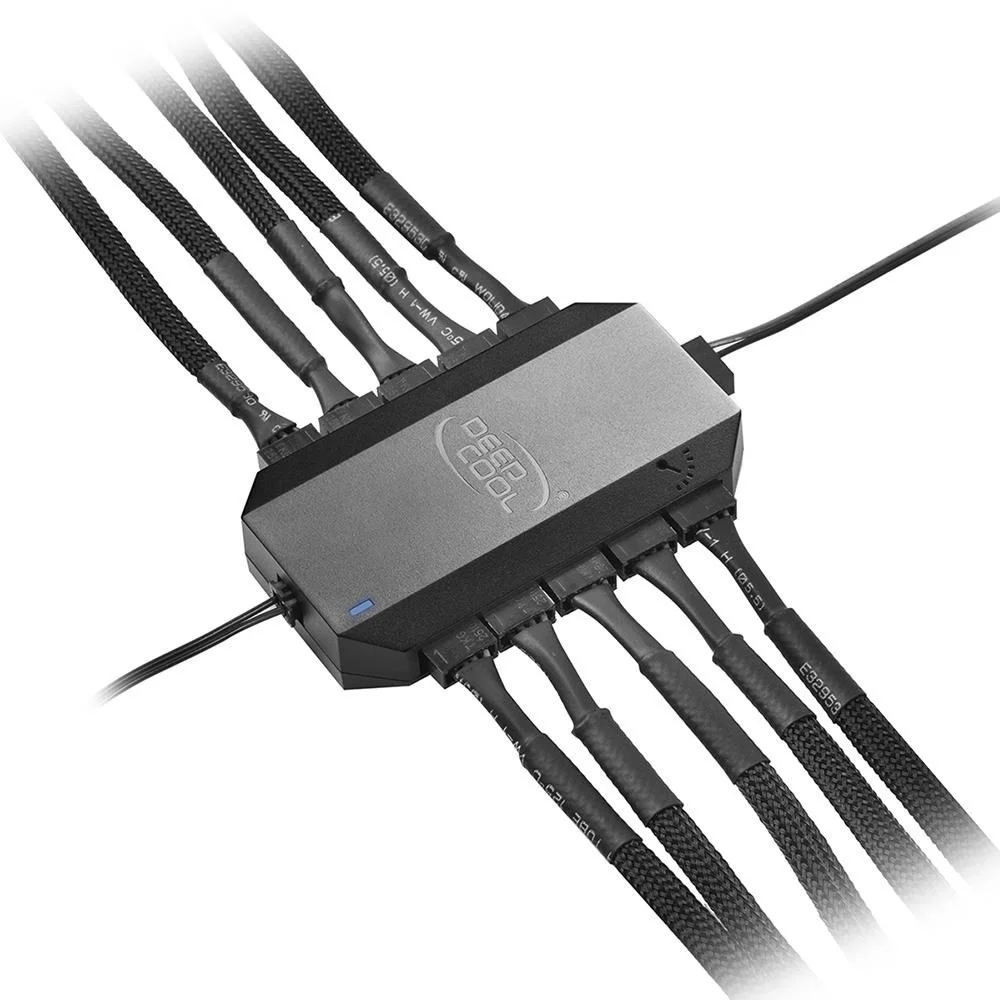 Controlador De Fan E HUB Deepcool Fh-10, Com 10 Saídas, 3 E 4 Pinos, Função Pwm - Dp-f10pwm-hub Controlador De Fan E HUB Deepcool Fh-10, Com 10 Saídas, 3 E 4 Pinos, Função Pwm - Dp-f10pwm-hub