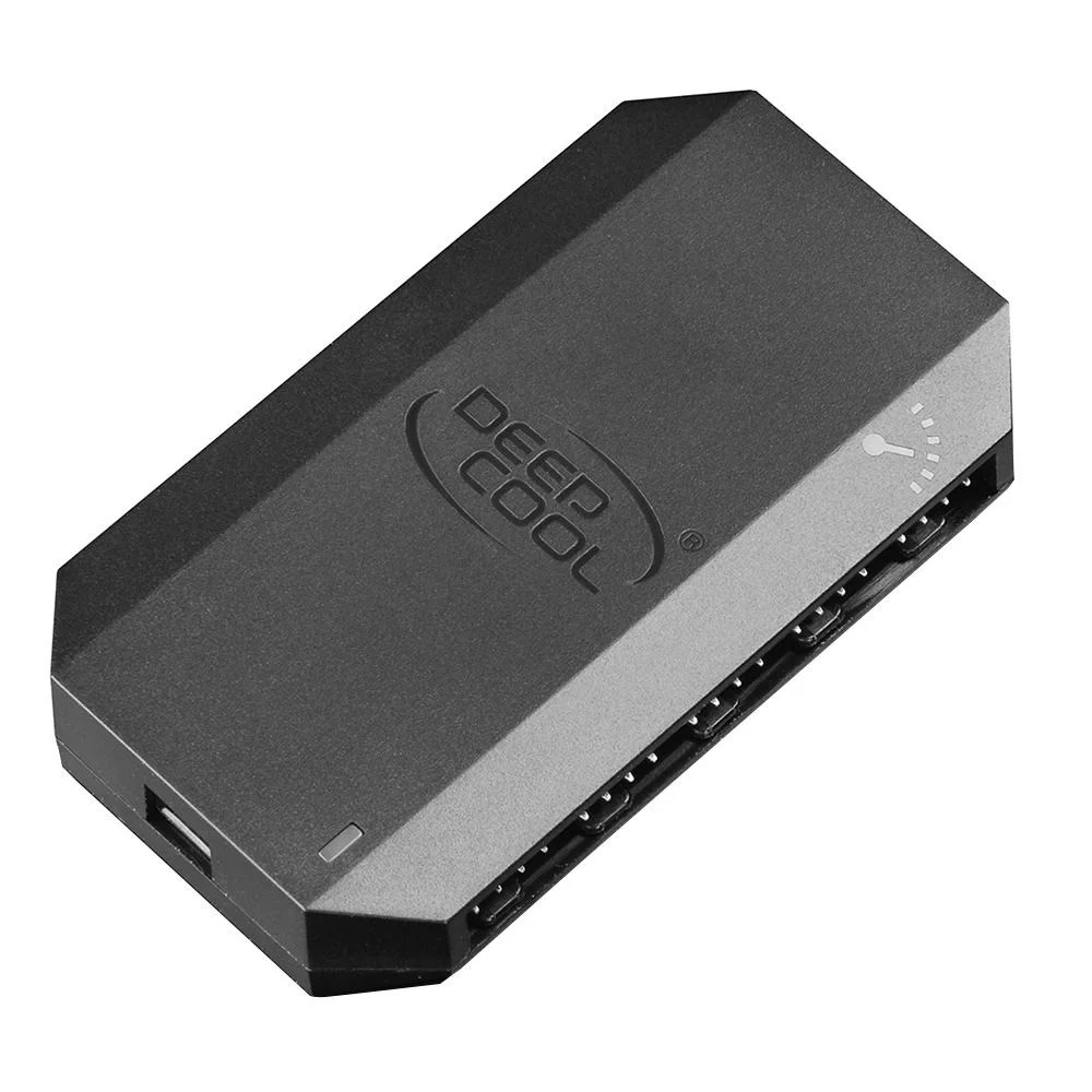 Controlador De Fan E HUB Deepcool Fh-10, Com 10 Saídas, 3 E 4 Pinos, Função Pwm - Dp-f10pwm-hub Controlador De Fan E HUB Deepcool Fh-10, Com 10 Saídas, 3 E 4 Pinos, Função Pwm - Dp-f10pwm-hub