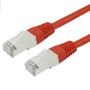 Cabo De Rede Patch Cord Cat5e Ftp Blindado 2m - Vermelho