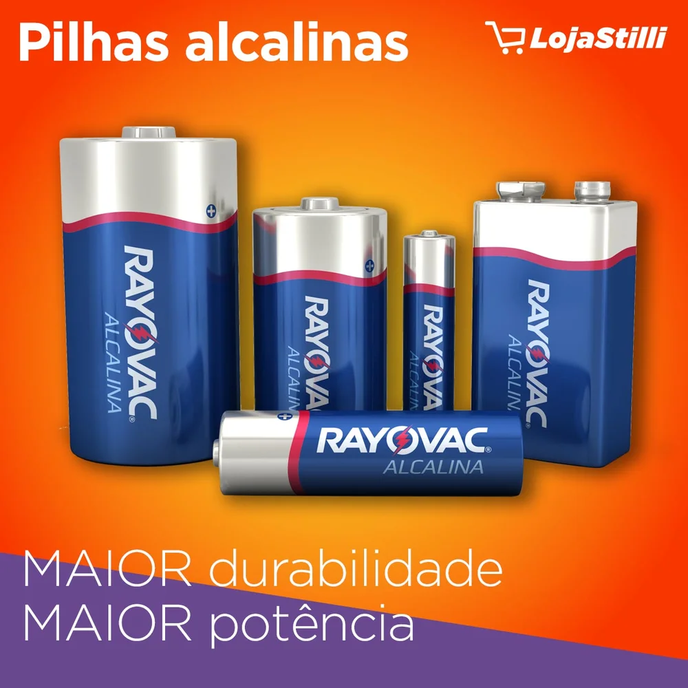 Bateria Alcalina 9V Com 2 20985