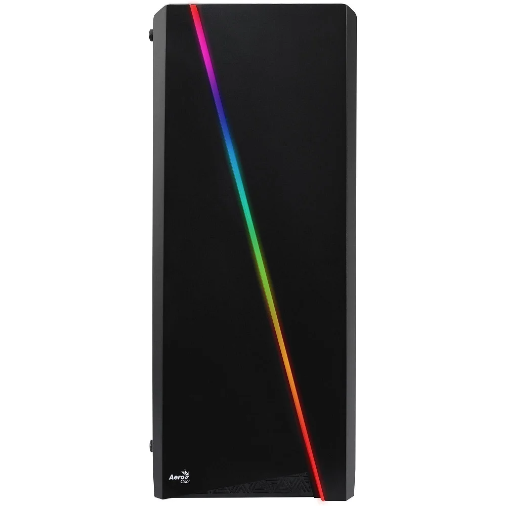 Gabinete AeroCool Cylon Mid Tower, RGB LED, ATX, Lateral de Acrílico, Preto - 63858 Gabinete AeroCool Cylon Mid Tower, RGB LED, ATX, Lateral de Acrílico, Preto - 63858
