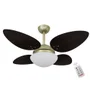 Ventilador De Teto Volare Gold Vr42 Petalo/4 Tabaco e Controle Remoto 63101 - 127V