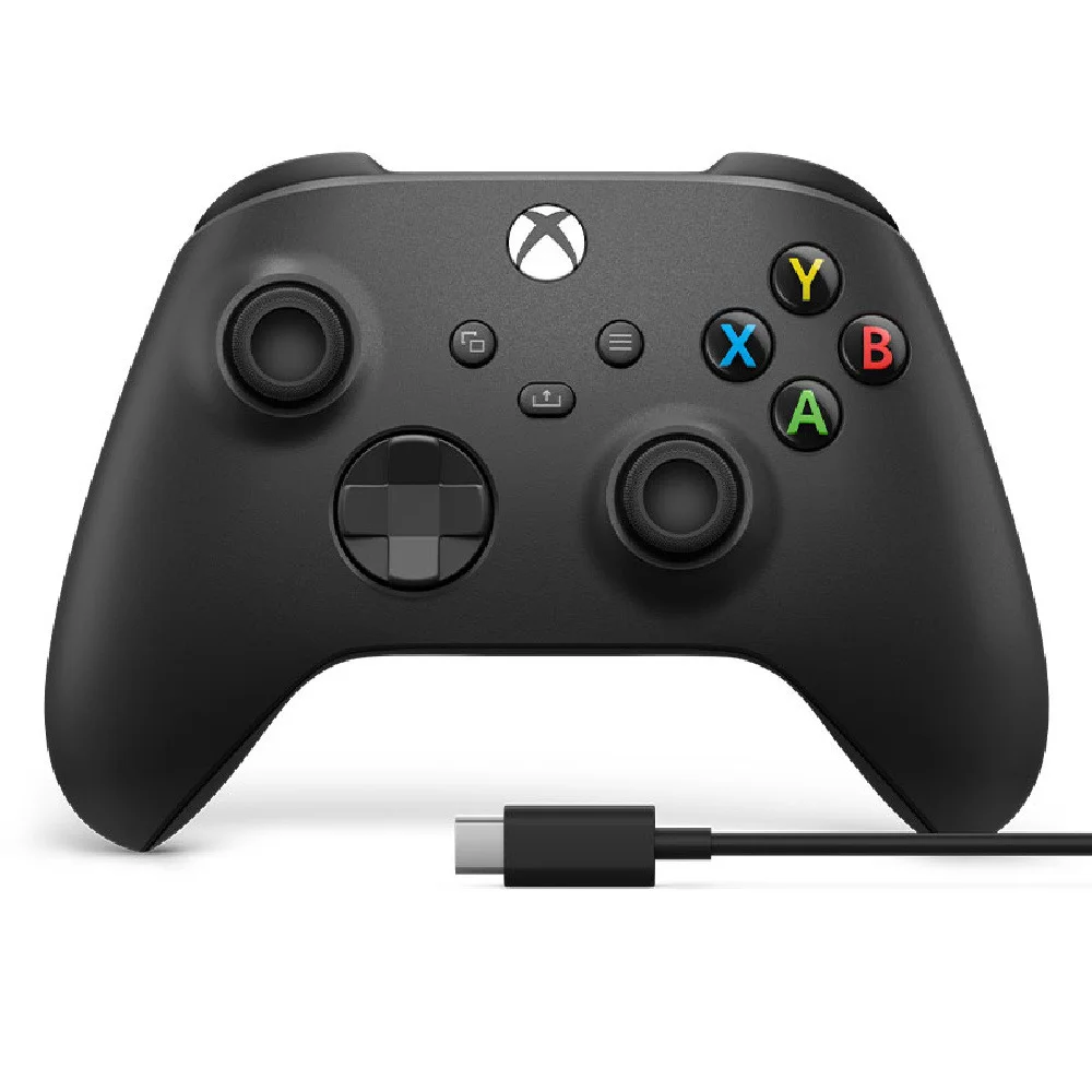 Controle Sem Fio Xbox, Cabo USB-C Para Xbox E PC, Preto - 1v8-00013 Controle Sem Fio Xbox, Cabo USB-C Para Xbox E PC, Preto - 1v8-00013