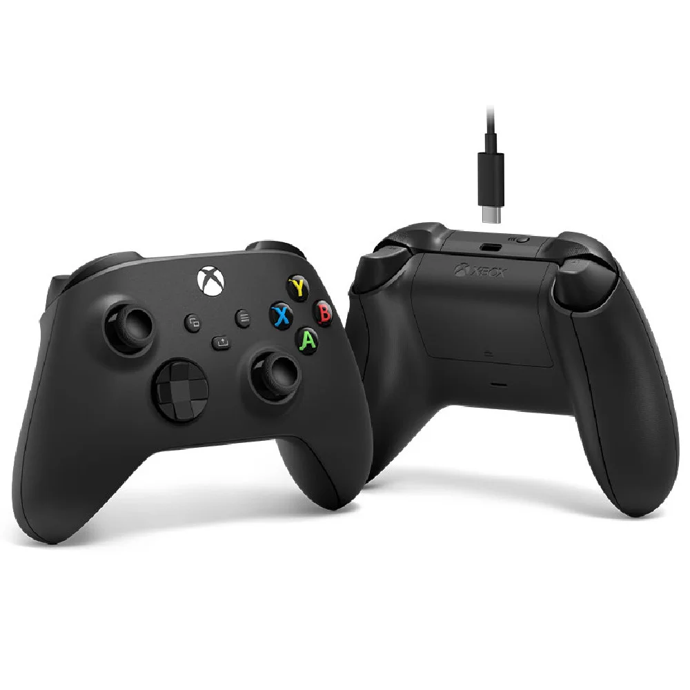 Controle Sem Fio Xbox, Cabo USB-C Para Xbox E PC, Preto - 1v8-00013 Controle Sem Fio Xbox, Cabo USB-C Para Xbox E PC, Preto - 1v8-00013